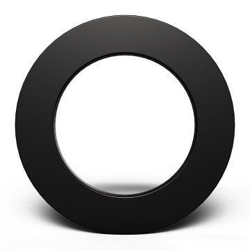 Bull's - Plain PU Surround, Colour: Zwart