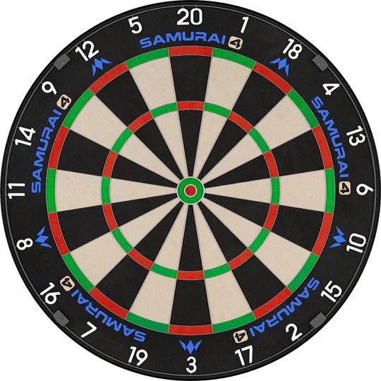 Mission - Samurai 4 Dartboard, Colour: White Spider