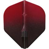 L-Style - EZ Flights - Integrated Champagne Ring - Two Tone, Colour: Black & Red