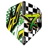 Red Dragon - Hardcore XT Black, White, Green Flights