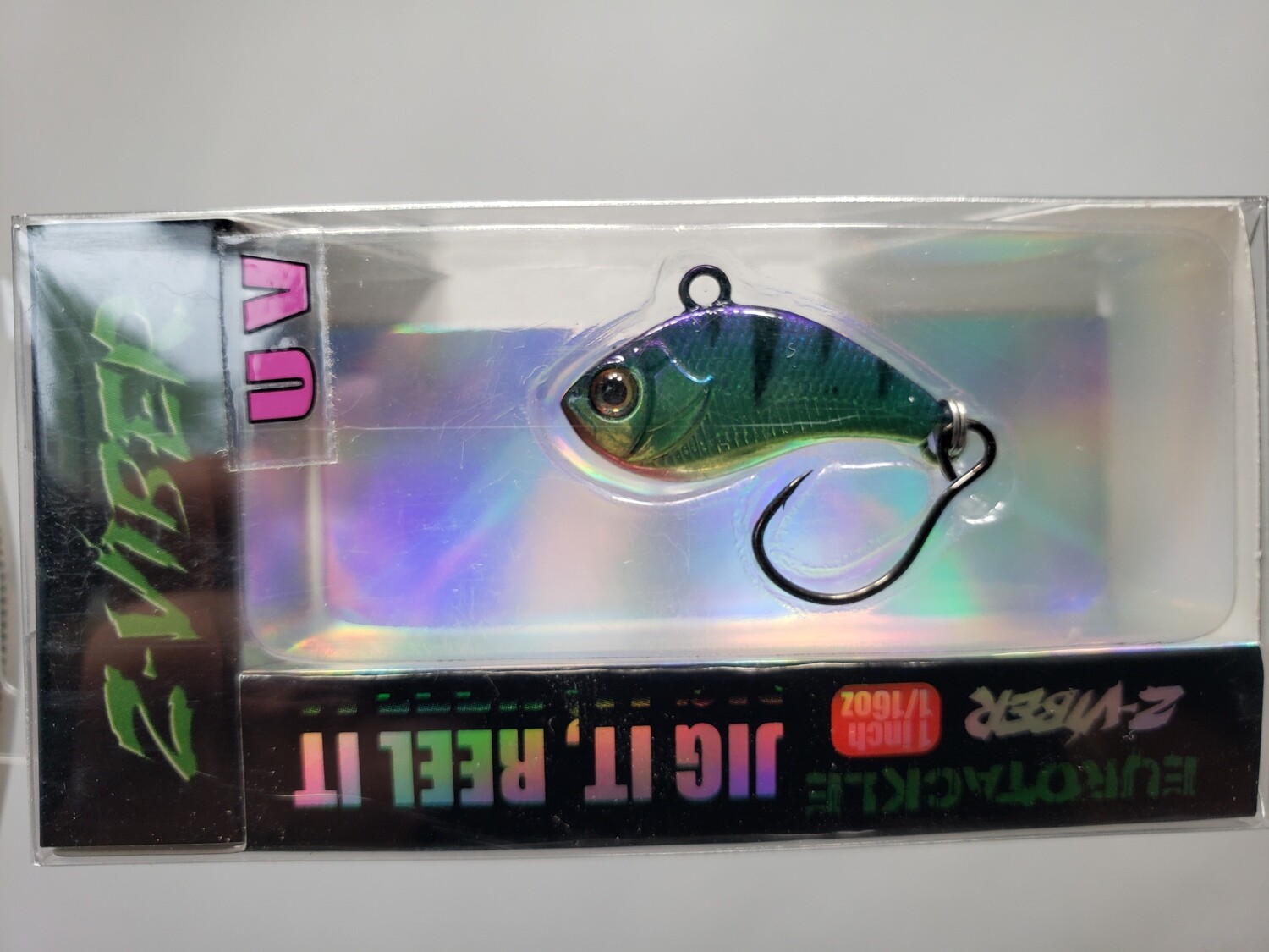 Custom Z-Viber 1/16 oz, Color: Purple Perch