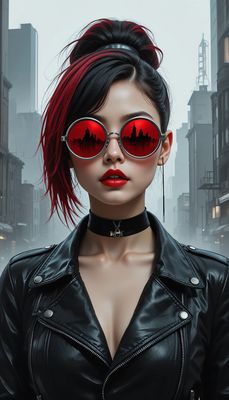 Styl cyberpunku- orientacja pionowa. Darmowa dostawa.*