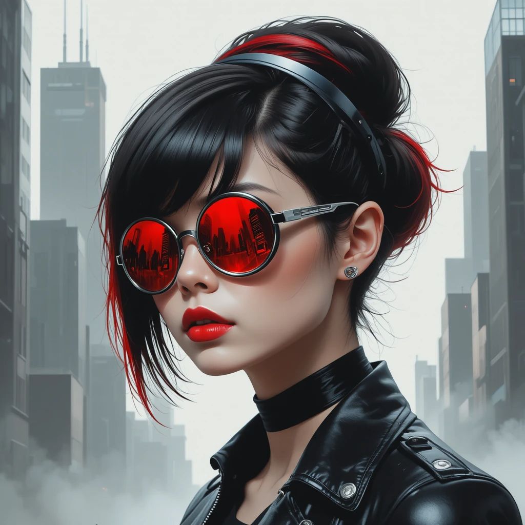 Styl cyberpunku - kwadrat. Darmowa dostawa.*