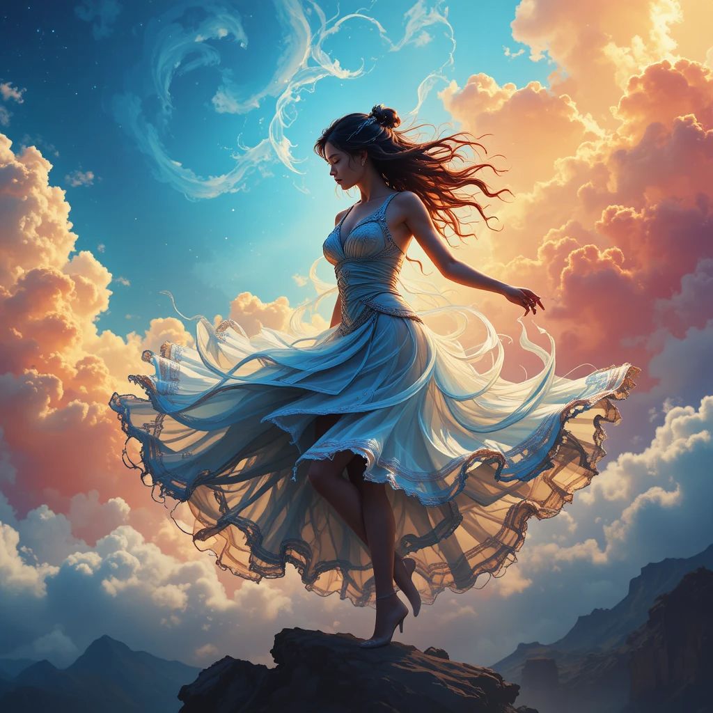 Styl cloud dancer - kwadrat. Darmowa dostawa.*