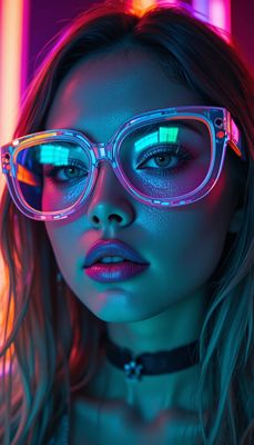 Styl cyberpunku- orientacja pionowa. Darmowa dostawa.*