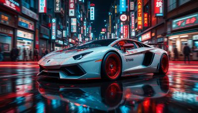 Styl cyberpunku - orientacja pozioma. Darmowa dostawa.*