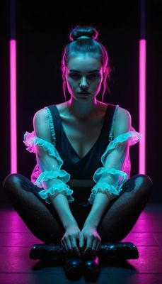 Styl cyberpunku- orientacja pionowa. Darmowa dostawa.*