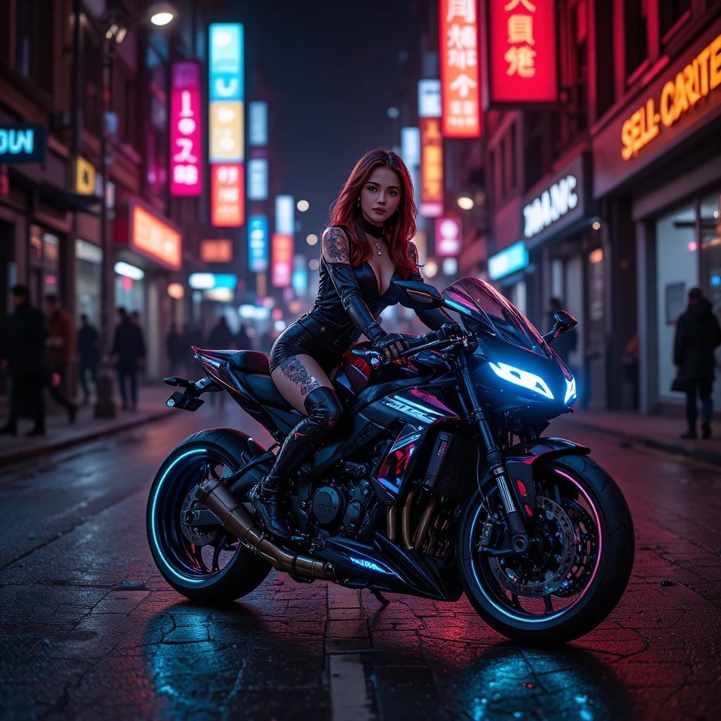 Styl cyberpunku - kwadrat. Darmowa dostawa.*