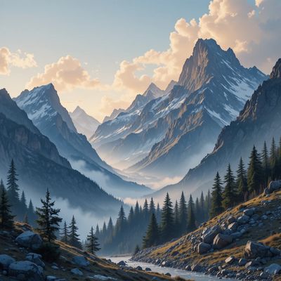 Krajobrazy - kwadrat. Darmowa dostawa.*