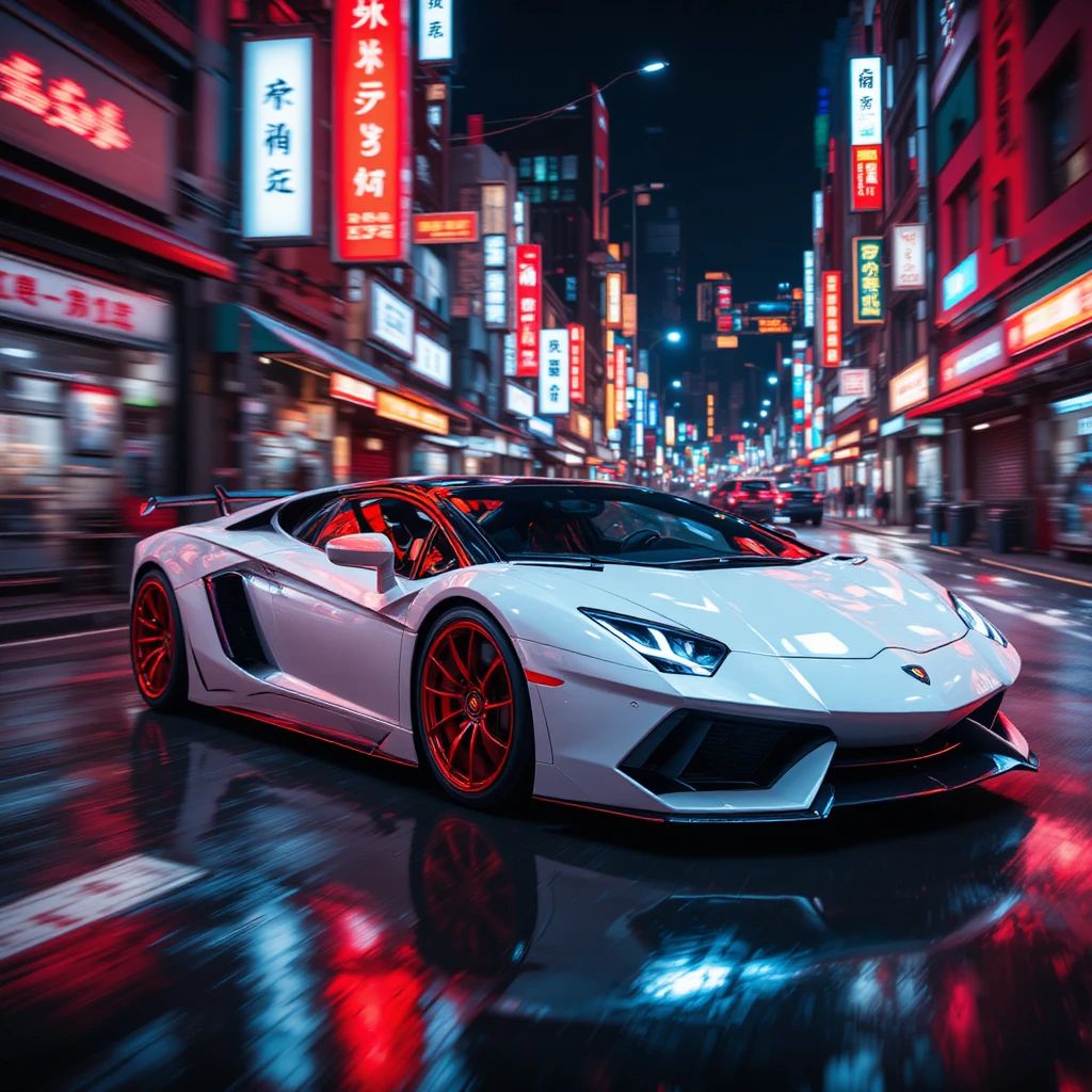 Styl cyberpunku - kwadrat. Darmowa dostawa.*