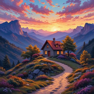 Krajobrazy - kwadrat. Darmowa dostawa.*