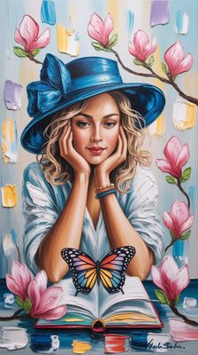 Styl impasto- orientacja pionowa. Darmowa dostawa.*