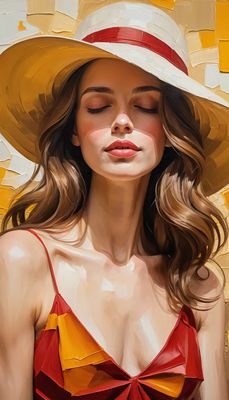 Styl impasto- orientacja pionowa. Darmowa dostawa.*