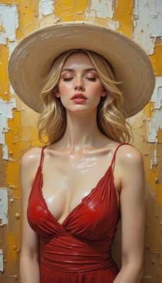 Styl impasto- orientacja pionowa. Darmowa dostawa.*