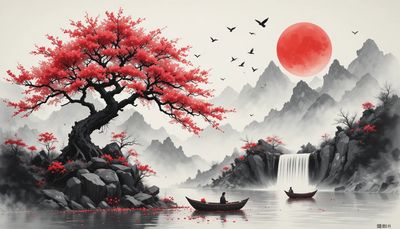 Styl japoński - orientacja pozioma. Darmowa dostawa.*