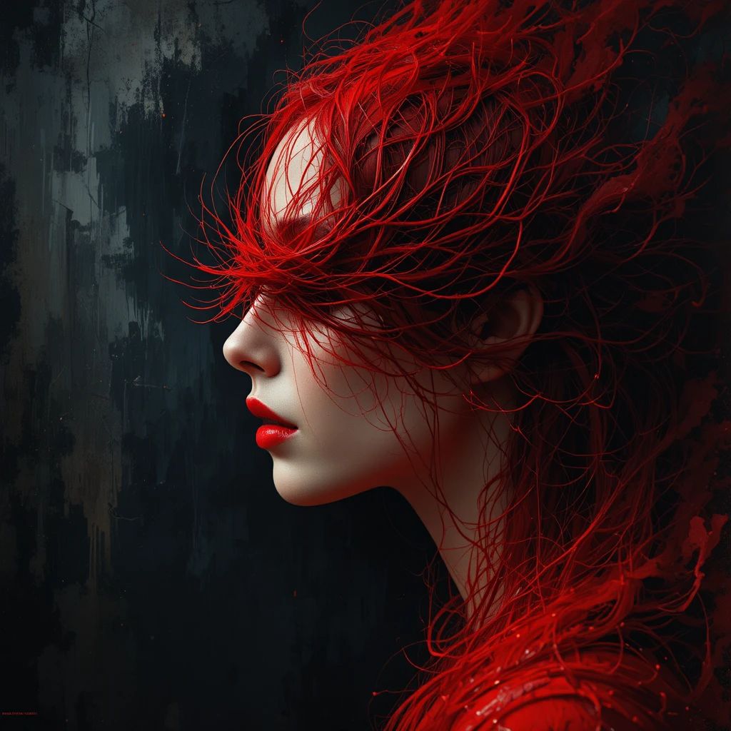 Styl ekspresjonistyczny - kwadrat. Darmowa dostawa.*