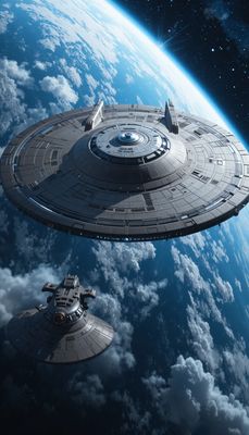 Styl science fiction - orientacja pionowa. Darmowa dostawa.*