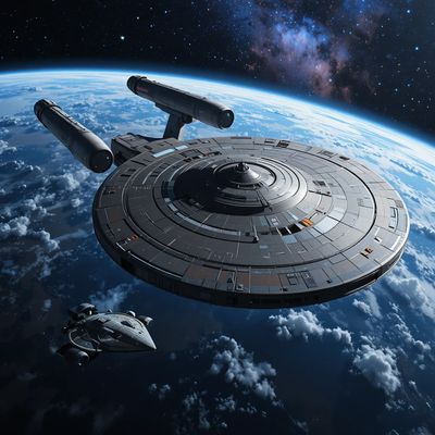 Styl science fiction - kwadrat. Darmowa dostawa.*