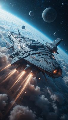 Styl science fiction - orientacja pionowa. Darmowa dostawa.*