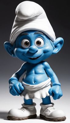 Styl bajkowy - Smerfy- orientacja pionowa. Darmowa dostawa.*