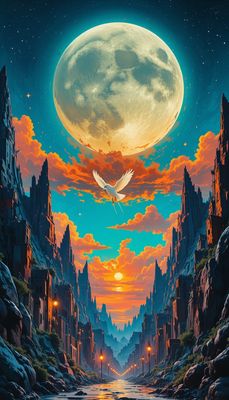 Styl surrealistyczny - orientacja pionowa. Darmowa dostawa.*