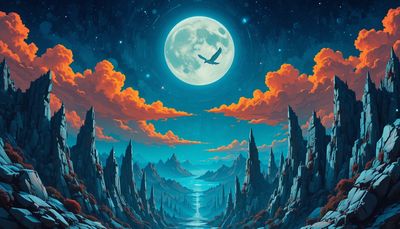 Styl surrealistyczny - orientacja pozioma. Darmowa dostawa.*