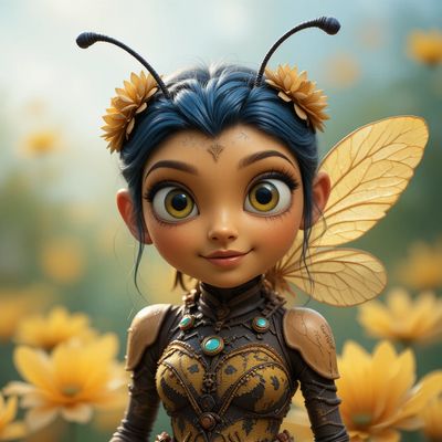 Styl bajkowy - Pszczółka Maja - kwadrat. Darmowa dostawa.*