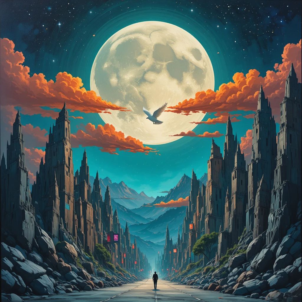 Styl surrealistyczny - kwadrat. Darmowa dostawa.*