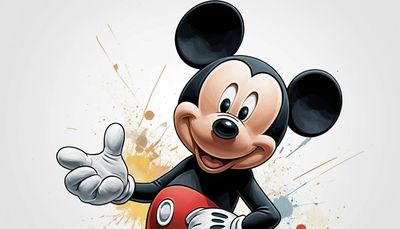 Styl bajkowy - Myszka Miki - orientacja pozioma. Darmowa dostawa.*