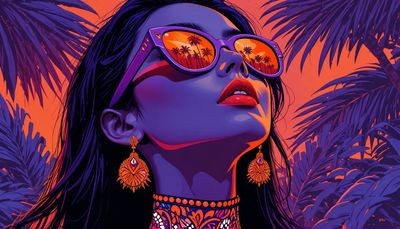 Styl pop-art - orientacja pozioma. Darmowa dostawa.*