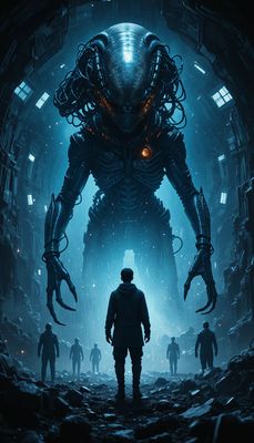 Styl filmowy - Alien - orientacja pionowa. Darmowa dostawa.*