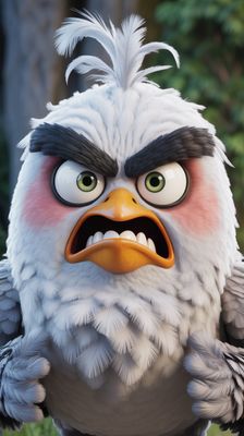 Styl filmowy - Angry Birds - orientacja pionowa. Darmowa dostawa.*