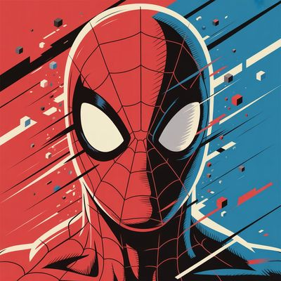 Styl filmowy - Spider-Man - kwadrat. Darmowa dostawa.*