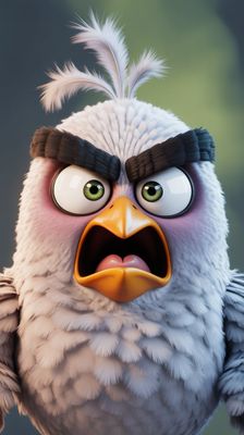 Styl filmowy - Angry Birds - orientacja pionowa. Darmowa dostawa.*