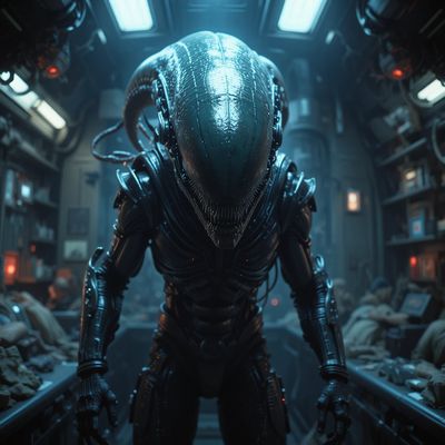 Styl filmowy - Alien - kwadrat. Darmowa dostawa.*