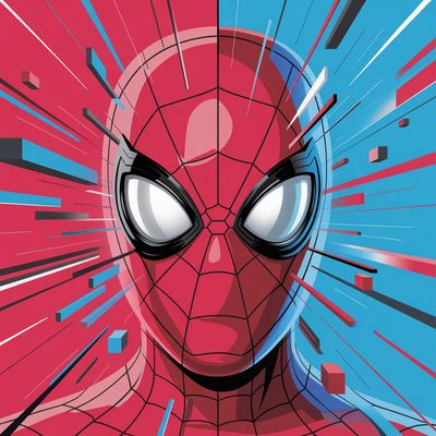 Styl filmowy - Spider-Man - kwadrat. Darmowa dostawa.*