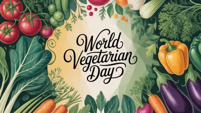 Dzień Wegetarian - orientacja pozioma. Darmowa dostawa.*