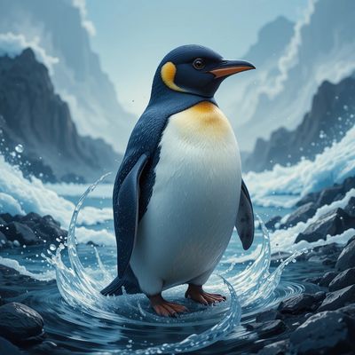 Dzień Wiedzy o Pingwinach - kwadrat. Darmowa dostawa.*