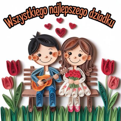 Dzień Babci - kwadrat. Darmowa dostawa.*