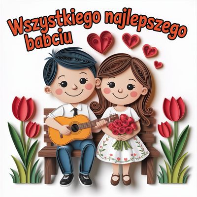 Dzień Babci - kwadrat. Darmowa dostawa.*