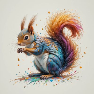 Dzień Wiewiórki - kwadrat. Darmowa dostawa.*