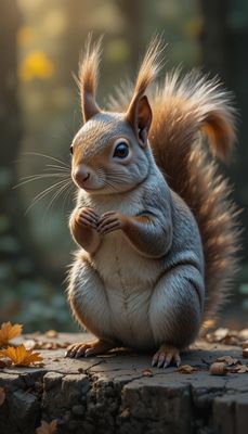 Dzień Wiewiórki - orientacja pionowa. Darmowa dostawa.*