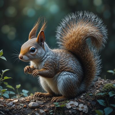 Dzień Wiewiórki - kwadrat. Darmowa dostawa.*