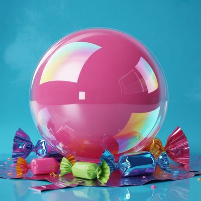 Dzień Gumy do Żucia - kwadrat. Darmowa dostawa.*