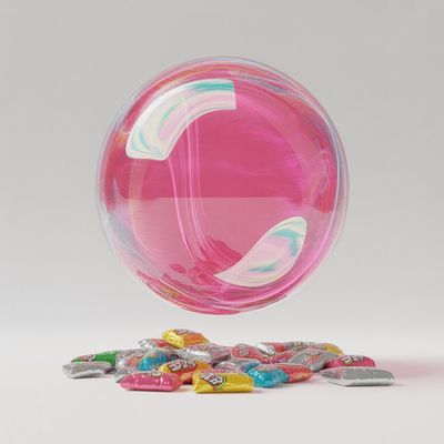 Dzień Gumy do Żucia - kwadrat. Darmowa dostawa.*