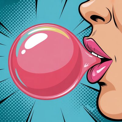 Dzień Gumy do Żucia - kwadrat. Darmowa dostawa.*