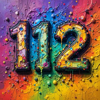 Europejski Dzień Numeru Alarmowego 112 - kwadrat. Darmowa dostawa.*