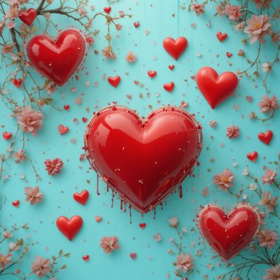 Walentynki - kwadrat. Darmowa dostawa.*