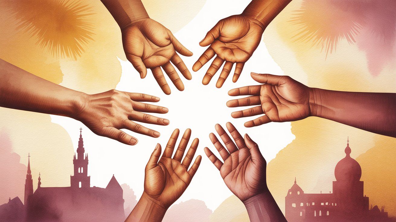 Międzynarodowy Dzień Pomocy Potrzebującym - orientacja pozioma. Darmowa dostawa.*