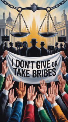 Dzień Bez Łapówki - orientacja pionowa. Darmowa dostawa.*